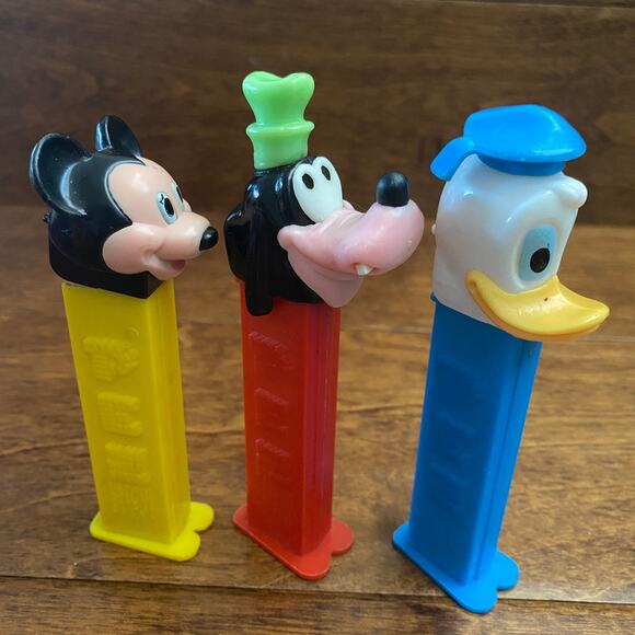 PEZ Vintage Disney Mickey Goofy and Donald Duck Candy Dispensers - Picture 3 of 3